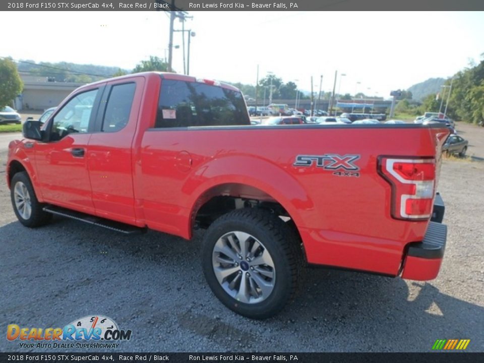 2018 Ford F150 STX SuperCab 4x4 Race Red / Black Photo #4