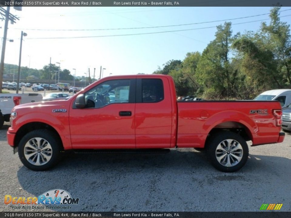 2018 Ford F150 STX SuperCab 4x4 Race Red / Black Photo #5