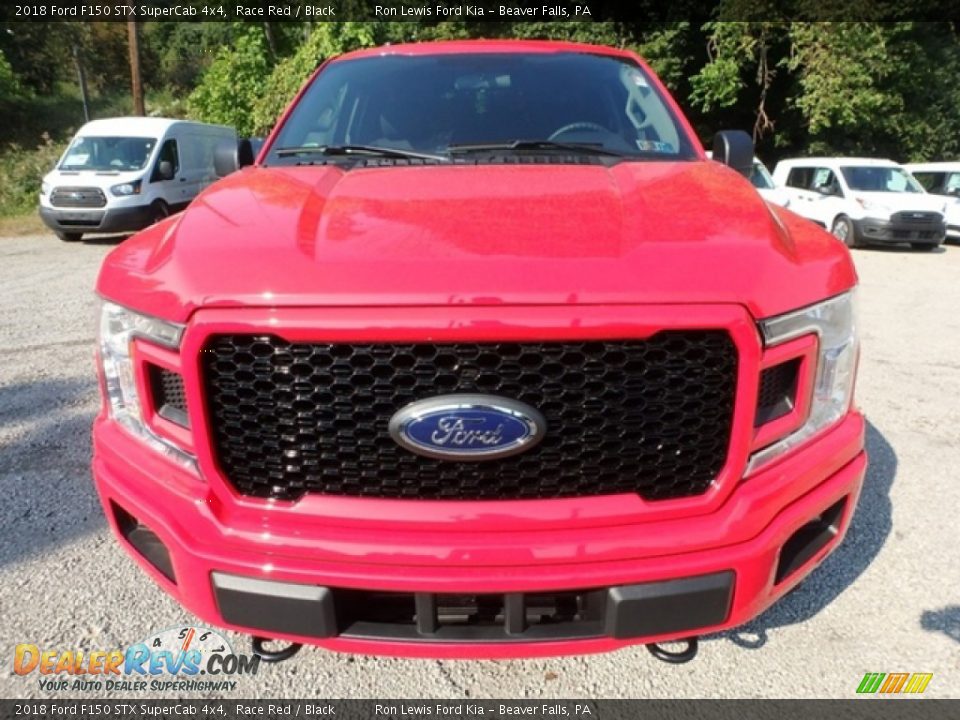 2018 Ford F150 STX SuperCab 4x4 Race Red / Black Photo #7