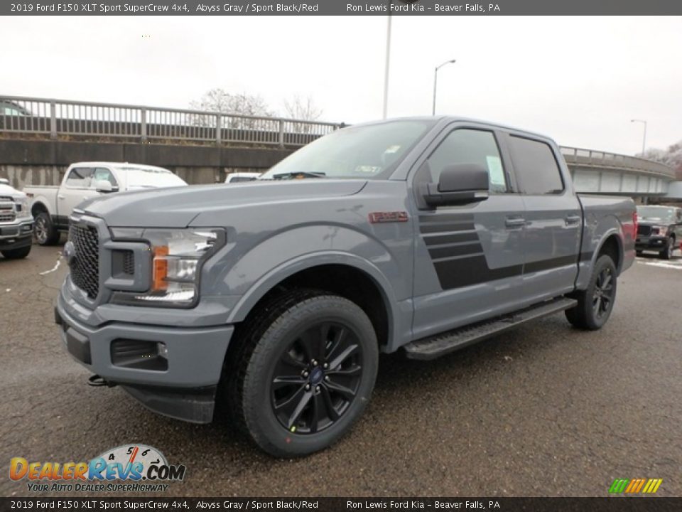 Abyss Gray 2019 Ford F150 XLT Sport SuperCrew 4x4 Photo #6