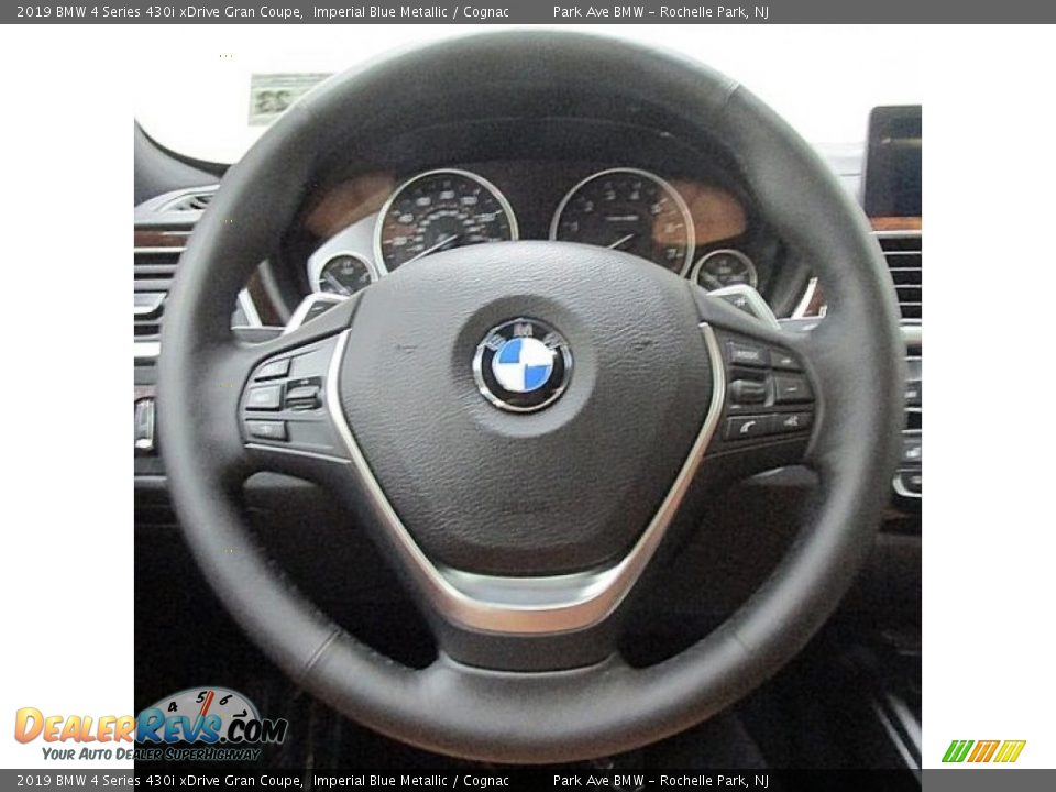 2019 BMW 4 Series 430i xDrive Gran Coupe Imperial Blue Metallic / Cognac Photo #22
