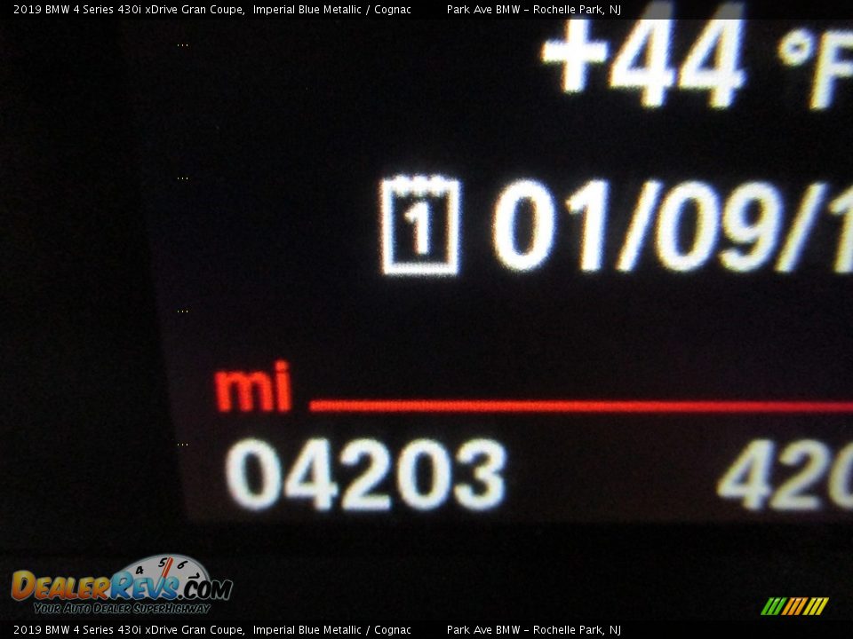 2019 BMW 4 Series 430i xDrive Gran Coupe Imperial Blue Metallic / Cognac Photo #23