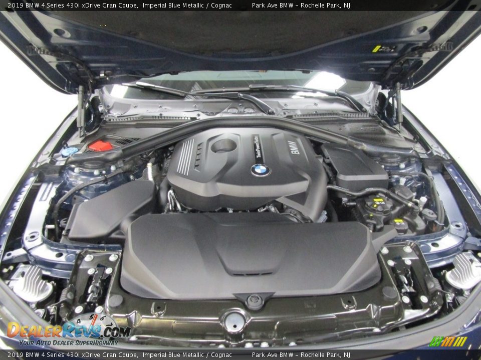 2019 BMW 4 Series 430i xDrive Gran Coupe Imperial Blue Metallic / Cognac Photo #28