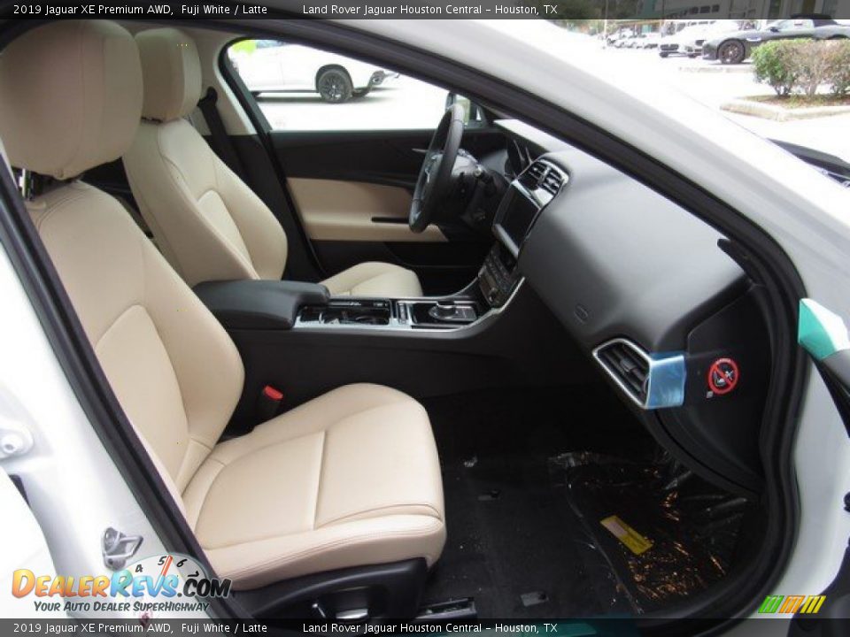 Front Seat of 2019 Jaguar XE Premium AWD Photo #5