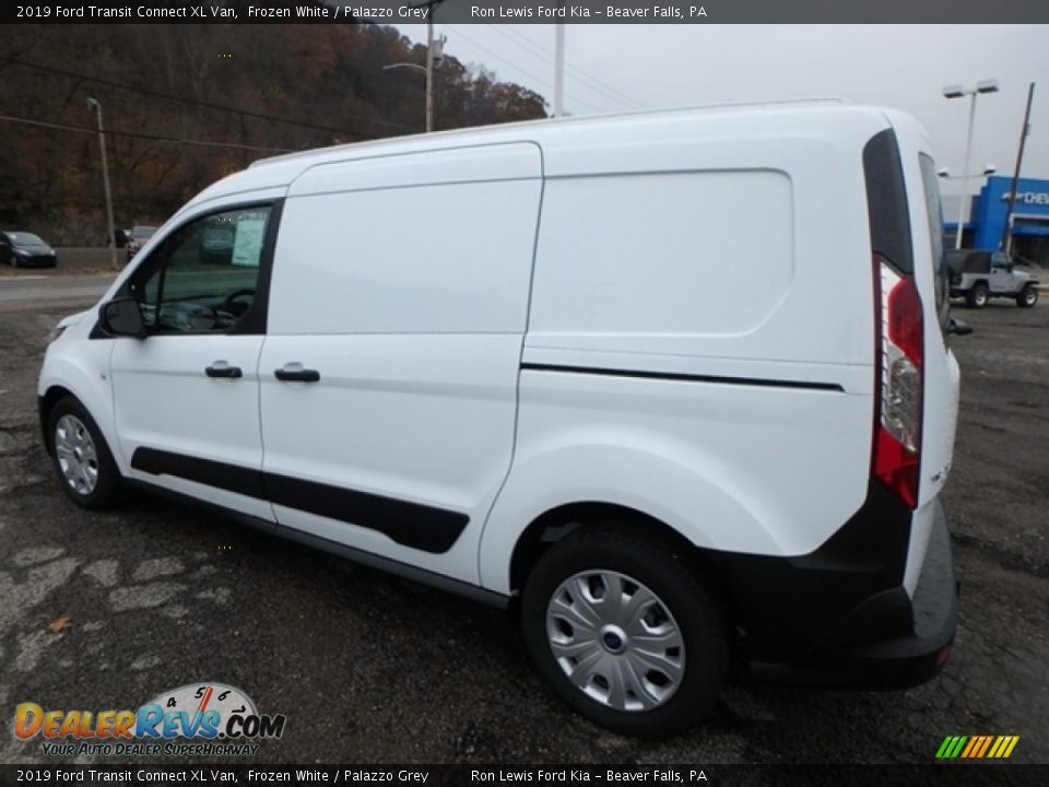 2019 Ford Transit Connect XL Van Frozen White / Palazzo Grey Photo #7