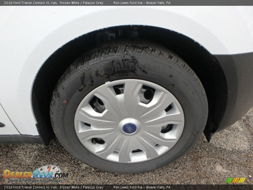 2019 Ford Transit Connect XL Van Frozen White / Palazzo Grey Photo #12