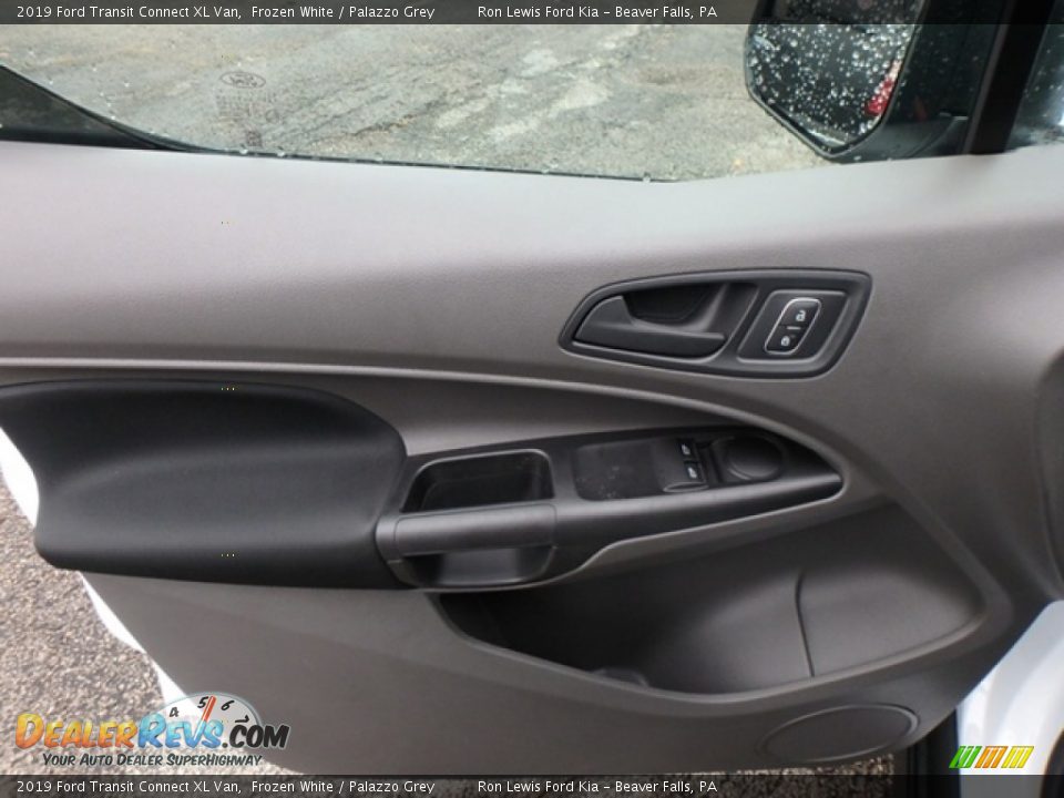 2019 Ford Transit Connect XL Van Frozen White / Palazzo Grey Photo #15