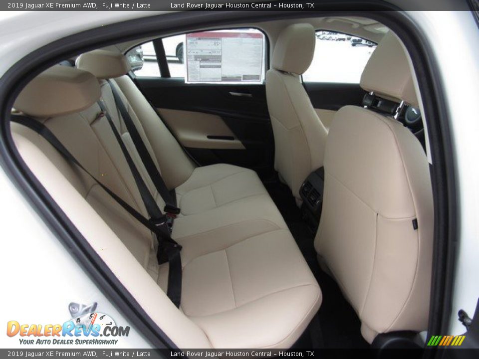 Rear Seat of 2019 Jaguar XE Premium AWD Photo #18