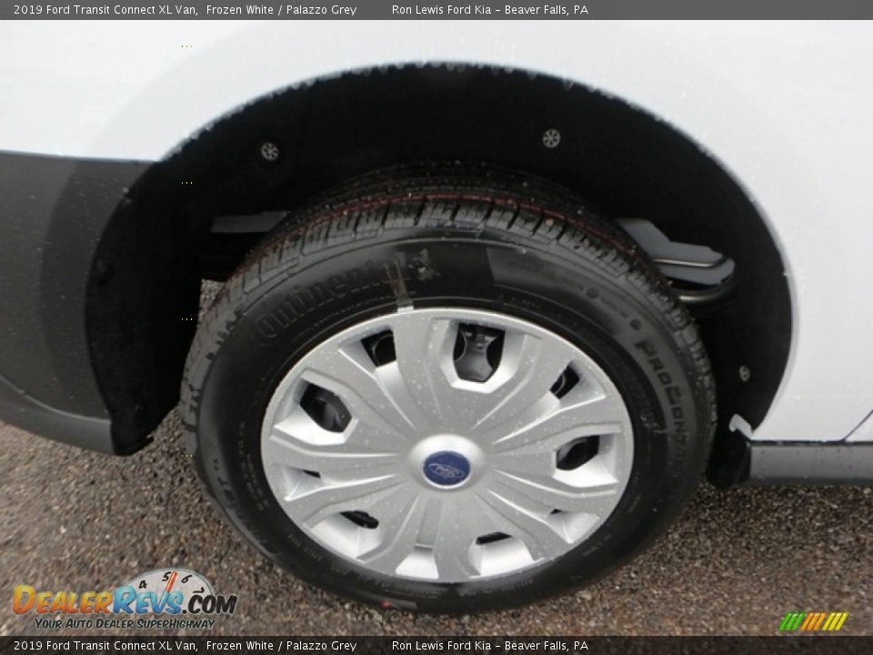 2019 Ford Transit Connect XL Van Frozen White / Palazzo Grey Photo #2