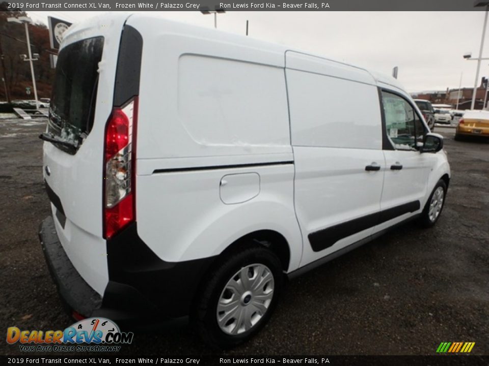 2019 Ford Transit Connect XL Van Frozen White / Palazzo Grey Photo #4