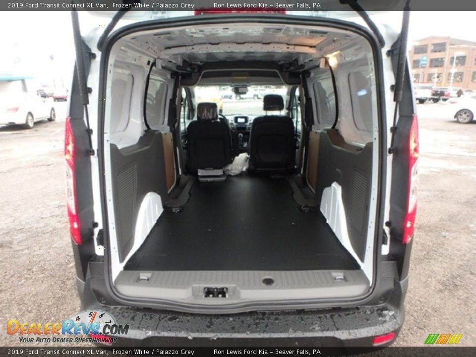 2019 Ford Transit Connect XL Van Frozen White / Palazzo Grey Photo #6