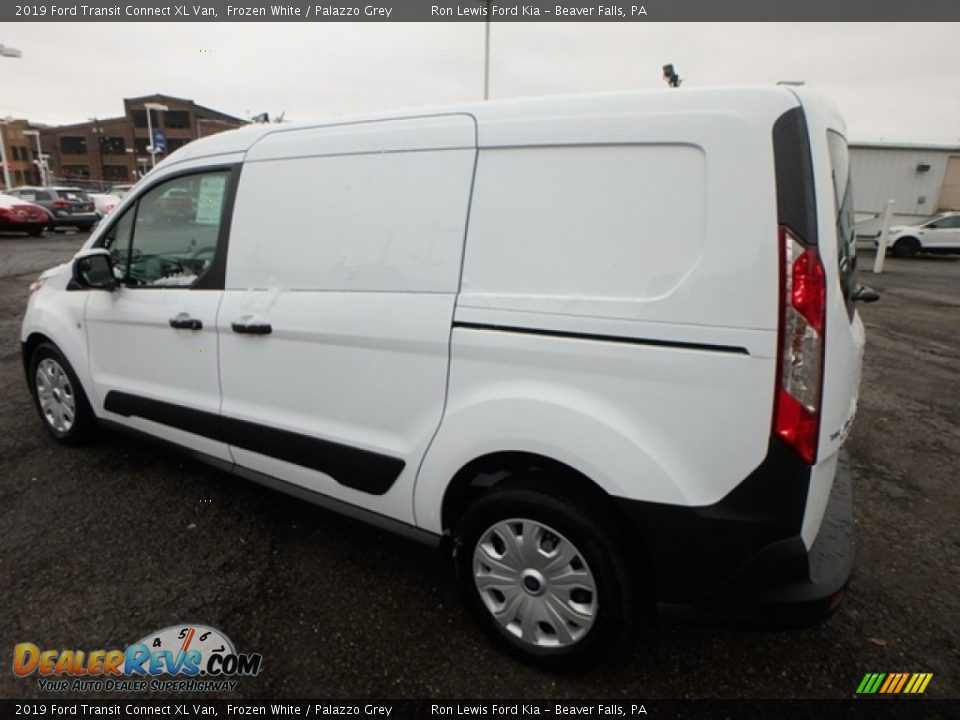 2019 Ford Transit Connect XL Van Frozen White / Palazzo Grey Photo #7