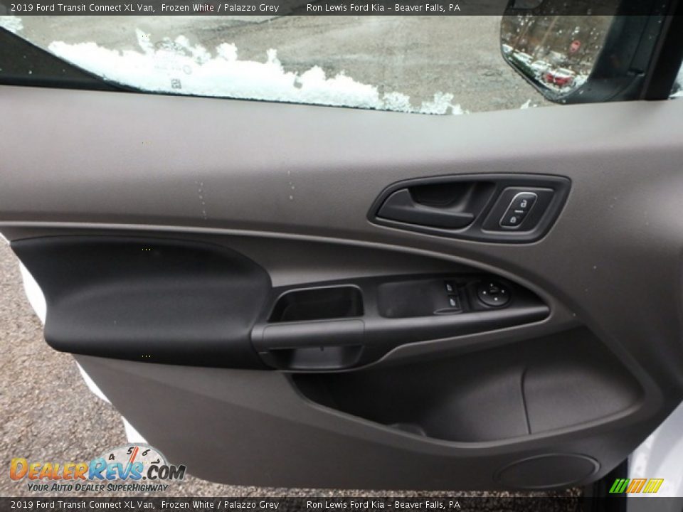 2019 Ford Transit Connect XL Van Frozen White / Palazzo Grey Photo #14
