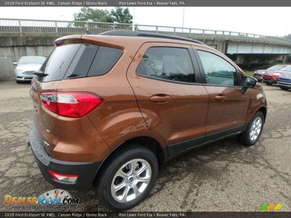 2018 Ford EcoSport SE 4WD Canyon Ridge / Ebony Black Photo #2