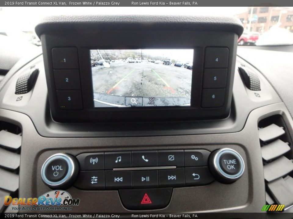 2019 Ford Transit Connect XL Van Frozen White / Palazzo Grey Photo #19