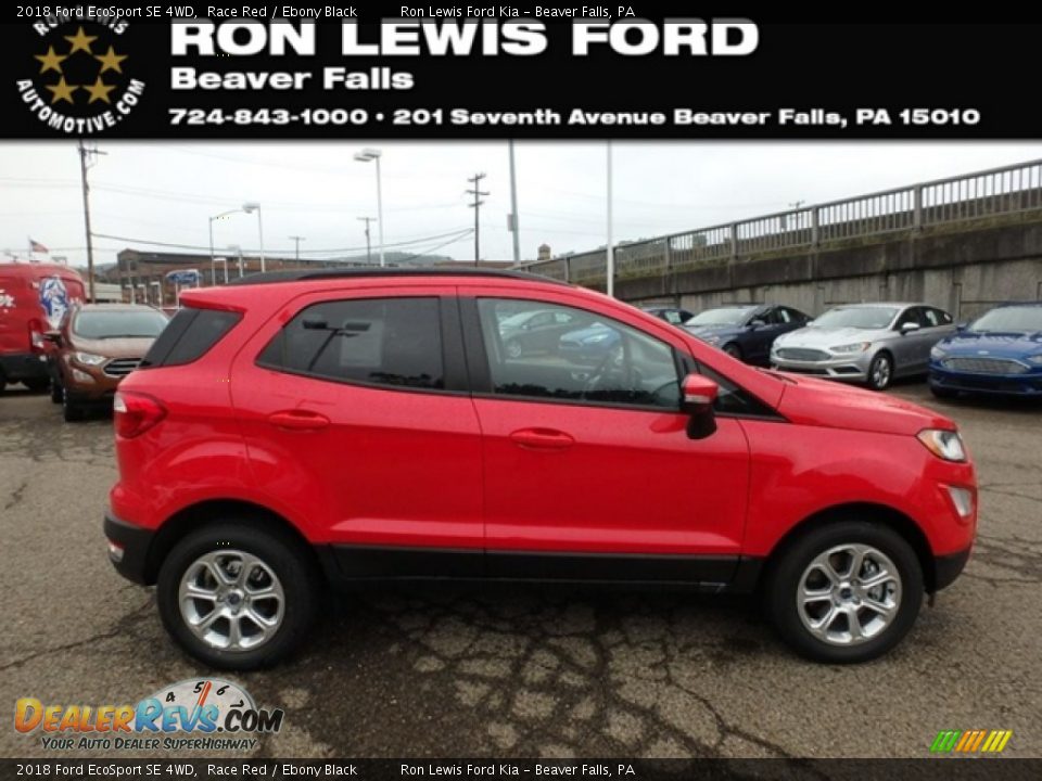 2018 Ford EcoSport SE 4WD Race Red / Ebony Black Photo #1