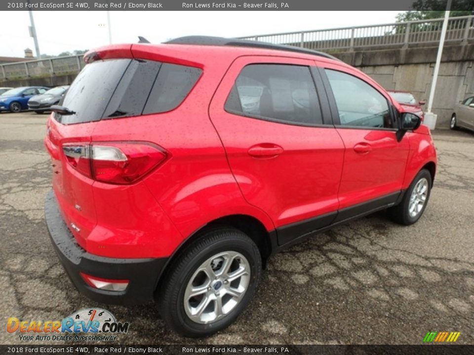2018 Ford EcoSport SE 4WD Race Red / Ebony Black Photo #2
