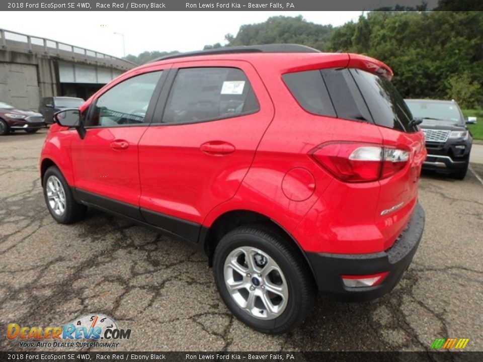2018 Ford EcoSport SE 4WD Race Red / Ebony Black Photo #5