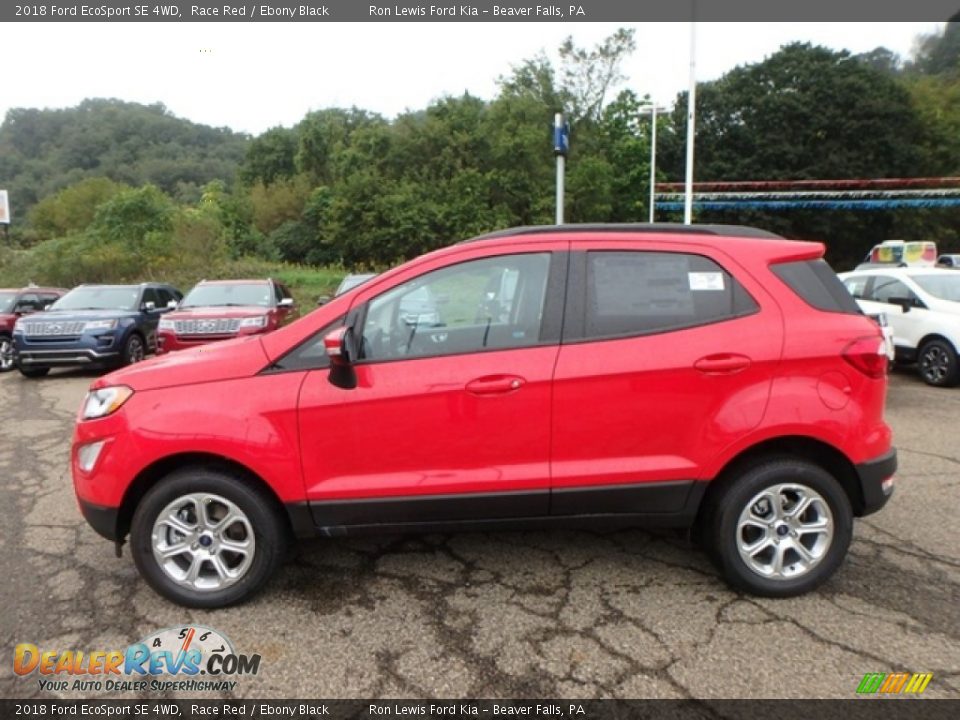 2018 Ford EcoSport SE 4WD Race Red / Ebony Black Photo #6