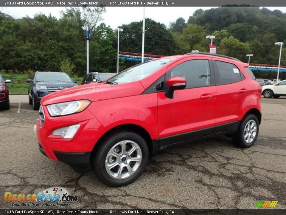 2018 Ford EcoSport SE 4WD Race Red / Ebony Black Photo #7