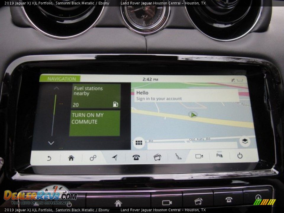 2019 Jaguar XJ XJL Portfolio Santorini Black Metallic / Ebony Photo #31