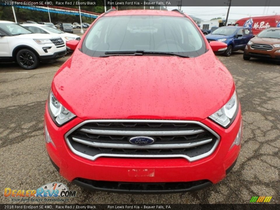 2018 Ford EcoSport SE 4WD Race Red / Ebony Black Photo #8