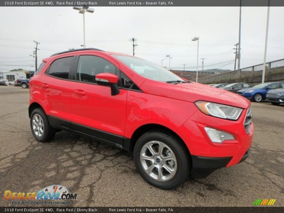 2018 Ford EcoSport SE 4WD Race Red / Ebony Black Photo #9
