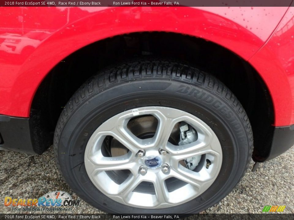 2018 Ford EcoSport SE 4WD Race Red / Ebony Black Photo #10