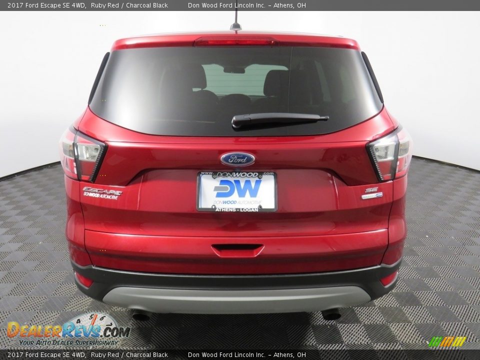 2017 Ford Escape SE 4WD Ruby Red / Charcoal Black Photo #16