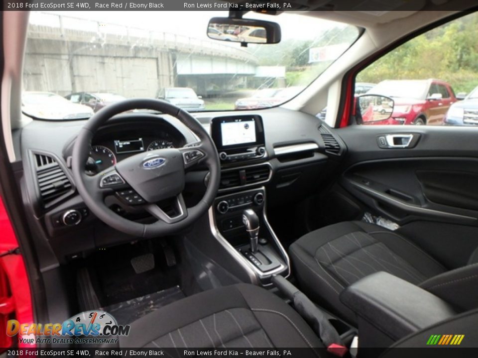2018 Ford EcoSport SE 4WD Race Red / Ebony Black Photo #13