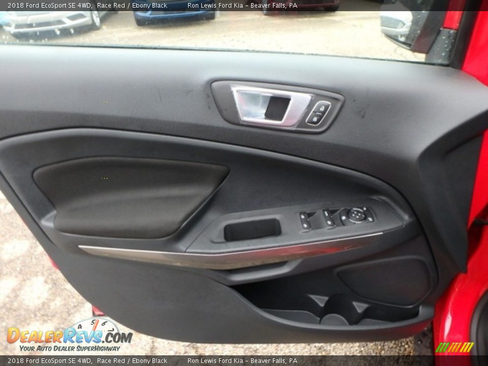2018 Ford EcoSport SE 4WD Race Red / Ebony Black Photo #14