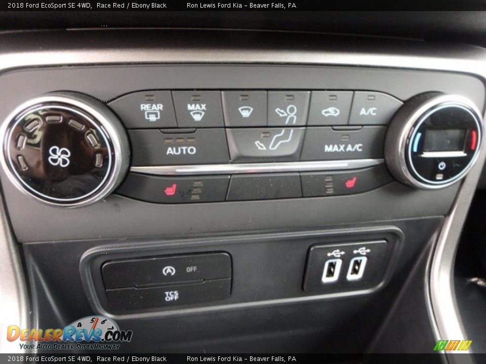 2018 Ford EcoSport SE 4WD Race Red / Ebony Black Photo #20