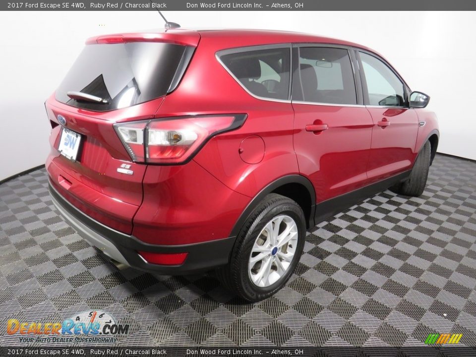 2017 Ford Escape SE 4WD Ruby Red / Charcoal Black Photo #21