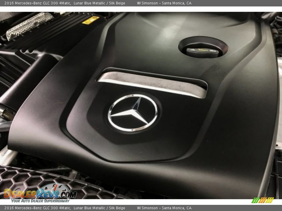 2016 Mercedes-Benz GLC 300 4Matic Lunar Blue Metallic / Silk Beige Photo #32
