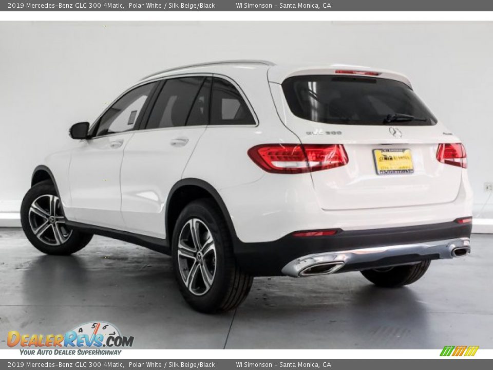 2019 Mercedes-Benz GLC 300 4Matic Polar White / Silk Beige/Black Photo #2