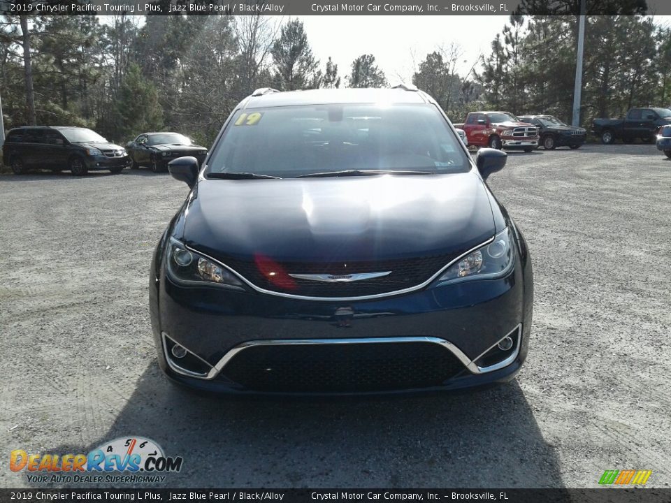 2019 Chrysler Pacifica Touring L Plus Jazz Blue Pearl / Black/Alloy Photo #8