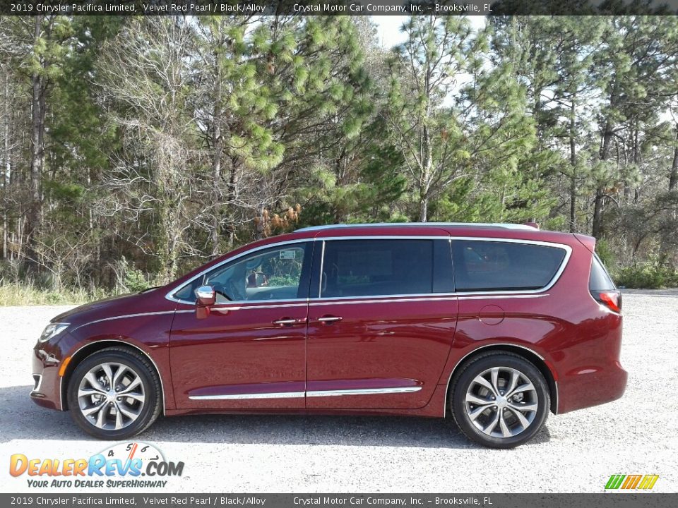2019 Chrysler Pacifica Limited Velvet Red Pearl / Black/Alloy Photo #2
