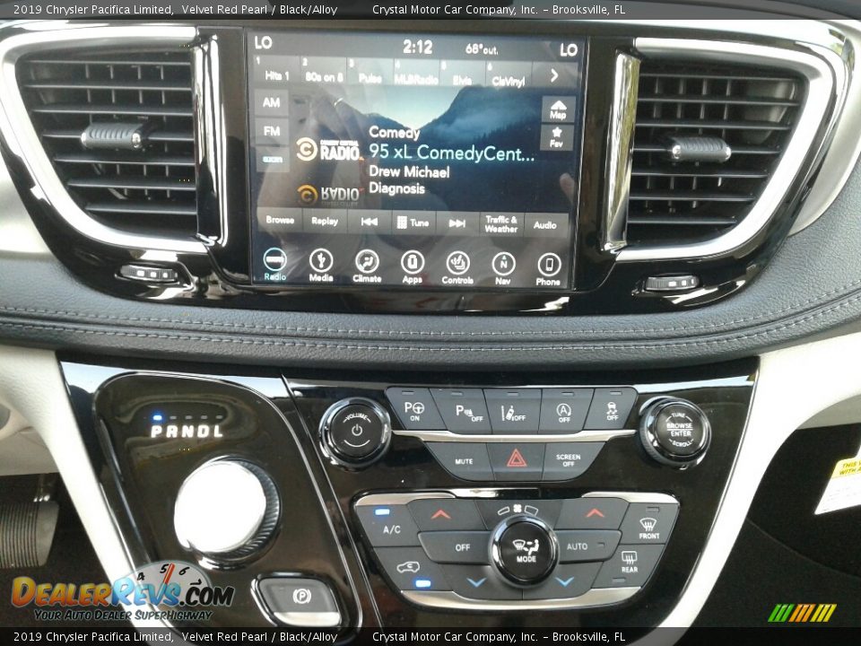 2019 Chrysler Pacifica Limited Velvet Red Pearl / Black/Alloy Photo #15
