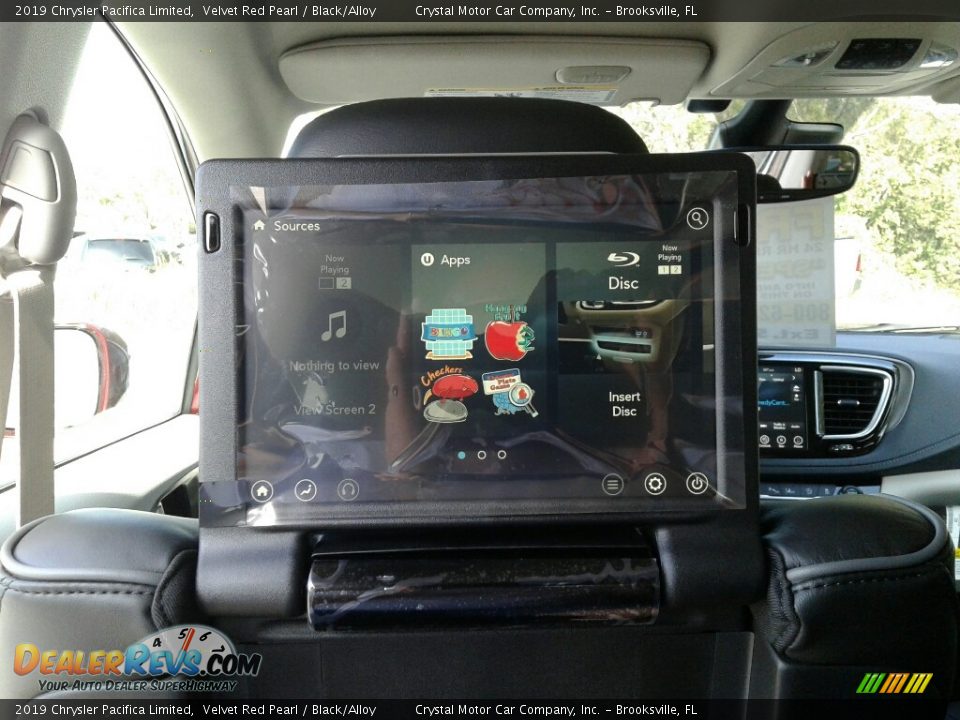 2019 Chrysler Pacifica Limited Velvet Red Pearl / Black/Alloy Photo #17
