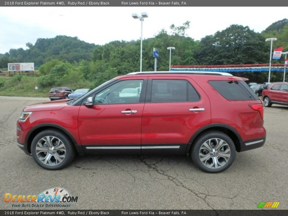 Ruby Red 2018 Ford Explorer Platinum 4WD Photo #5