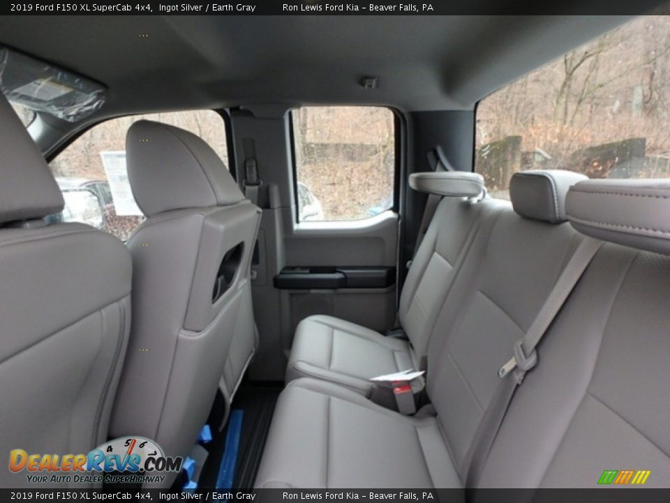 2019 Ford F150 XL SuperCab 4x4 Ingot Silver / Earth Gray Photo #12