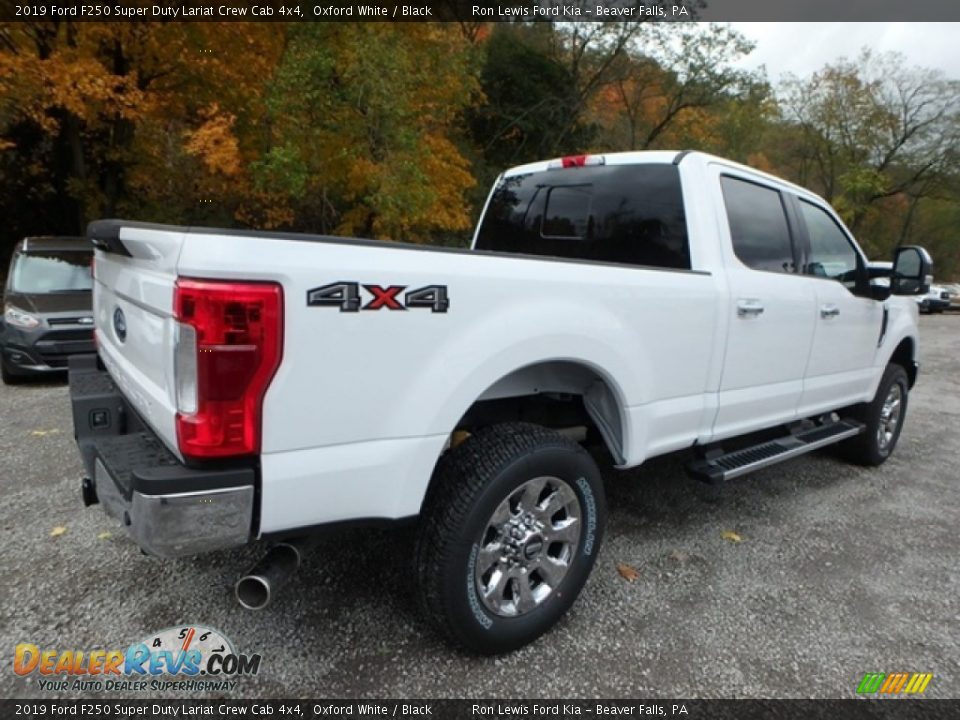 2019 Ford F250 Super Duty Lariat Crew Cab 4x4 Oxford White / Black Photo #2