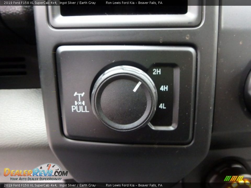 2019 Ford F150 XL SuperCab 4x4 Ingot Silver / Earth Gray Photo #17