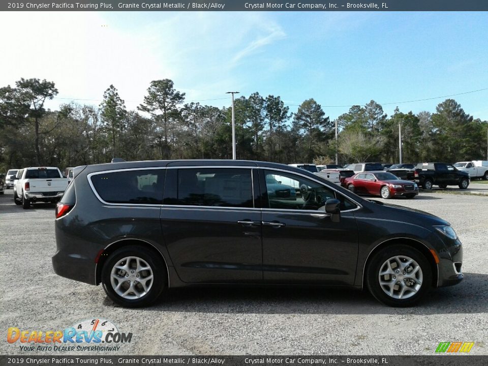 2019 Chrysler Pacifica Touring Plus Granite Crystal Metallic / Black/Alloy Photo #6