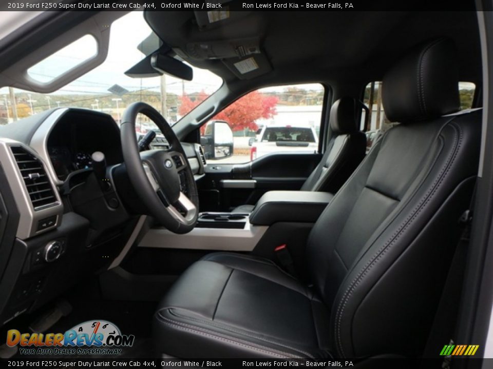 2019 Ford F250 Super Duty Lariat Crew Cab 4x4 Oxford White / Black Photo #10