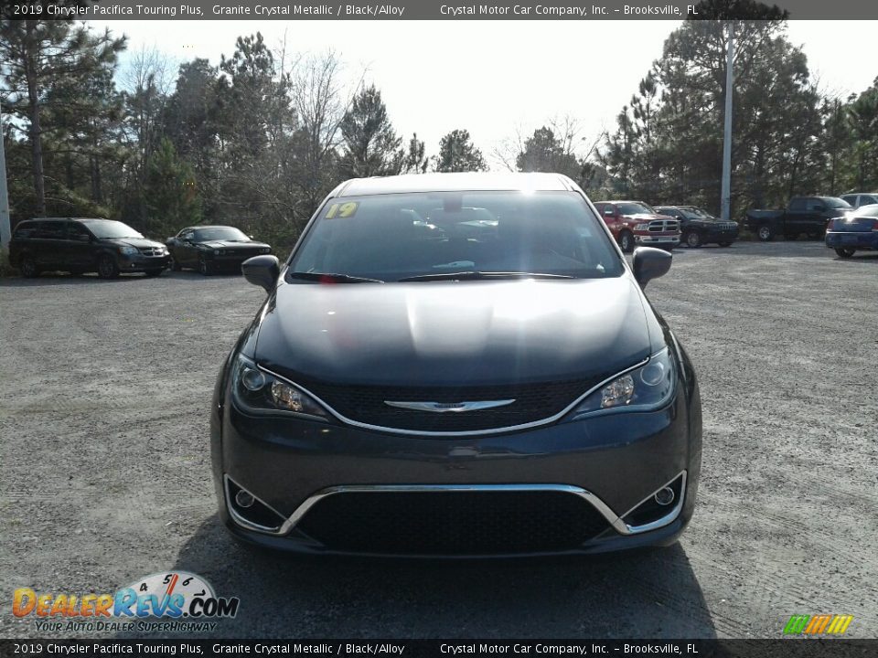 2019 Chrysler Pacifica Touring Plus Granite Crystal Metallic / Black/Alloy Photo #8