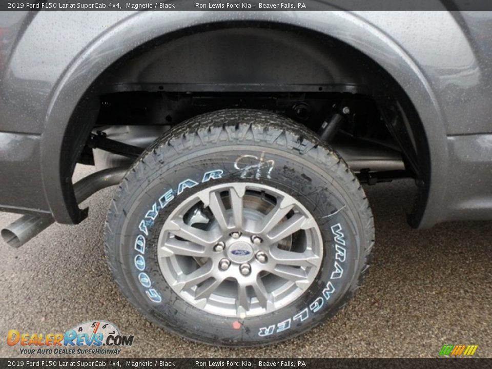 2019 Ford F150 Lariat SuperCab 4x4 Magnetic / Black Photo #9