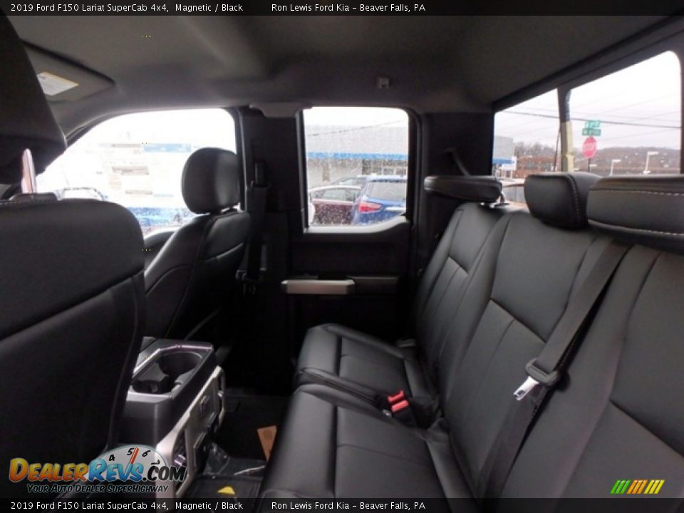 2019 Ford F150 Lariat SuperCab 4x4 Magnetic / Black Photo #12