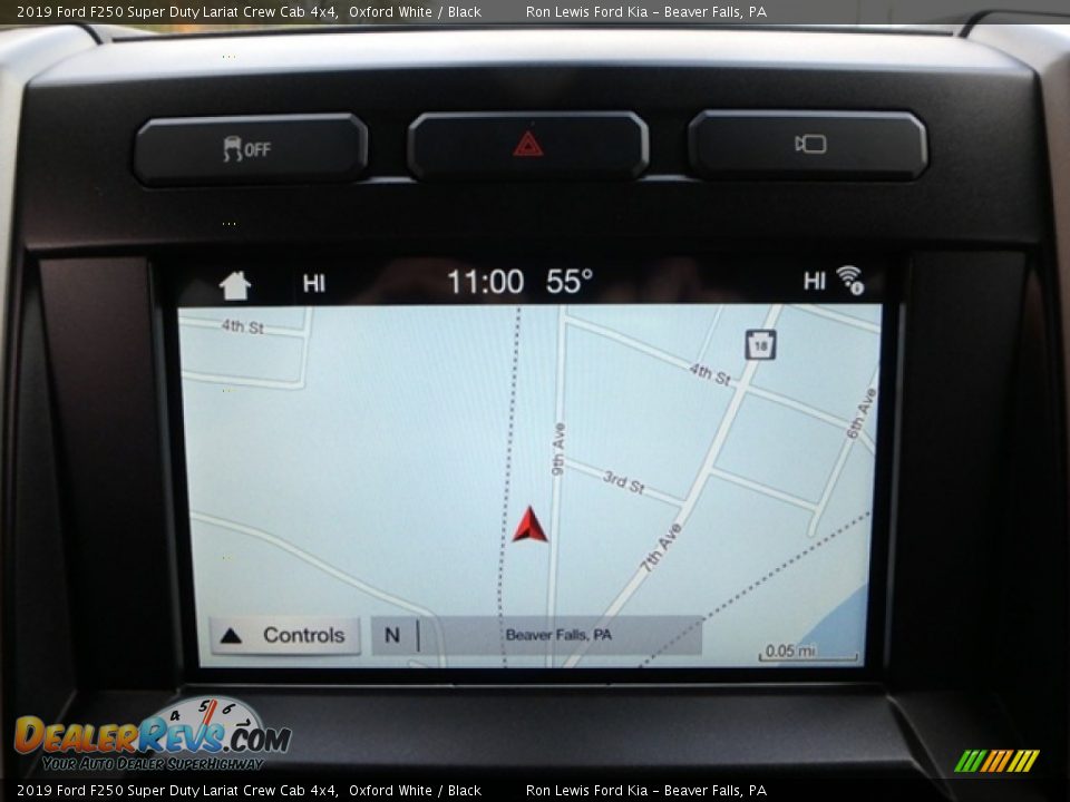 2019 Ford F250 Super Duty Lariat Crew Cab 4x4 Oxford White / Black Photo #19