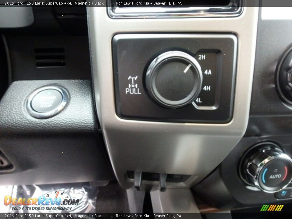 2019 Ford F150 Lariat SuperCab 4x4 Magnetic / Black Photo #17